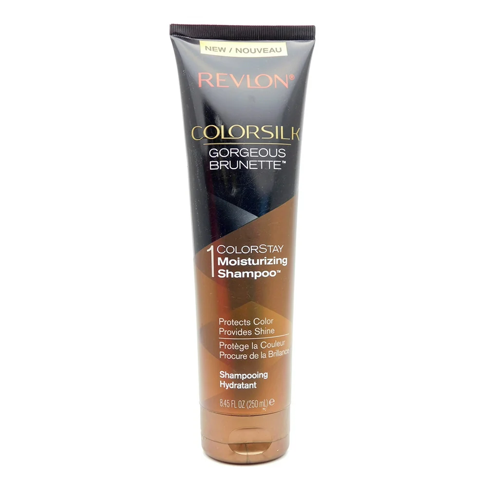 Green Revlon ColorSilk Gorgeous Brunette ColorStay Moisturizing Hair Shampoo 8.45 Oz Effective