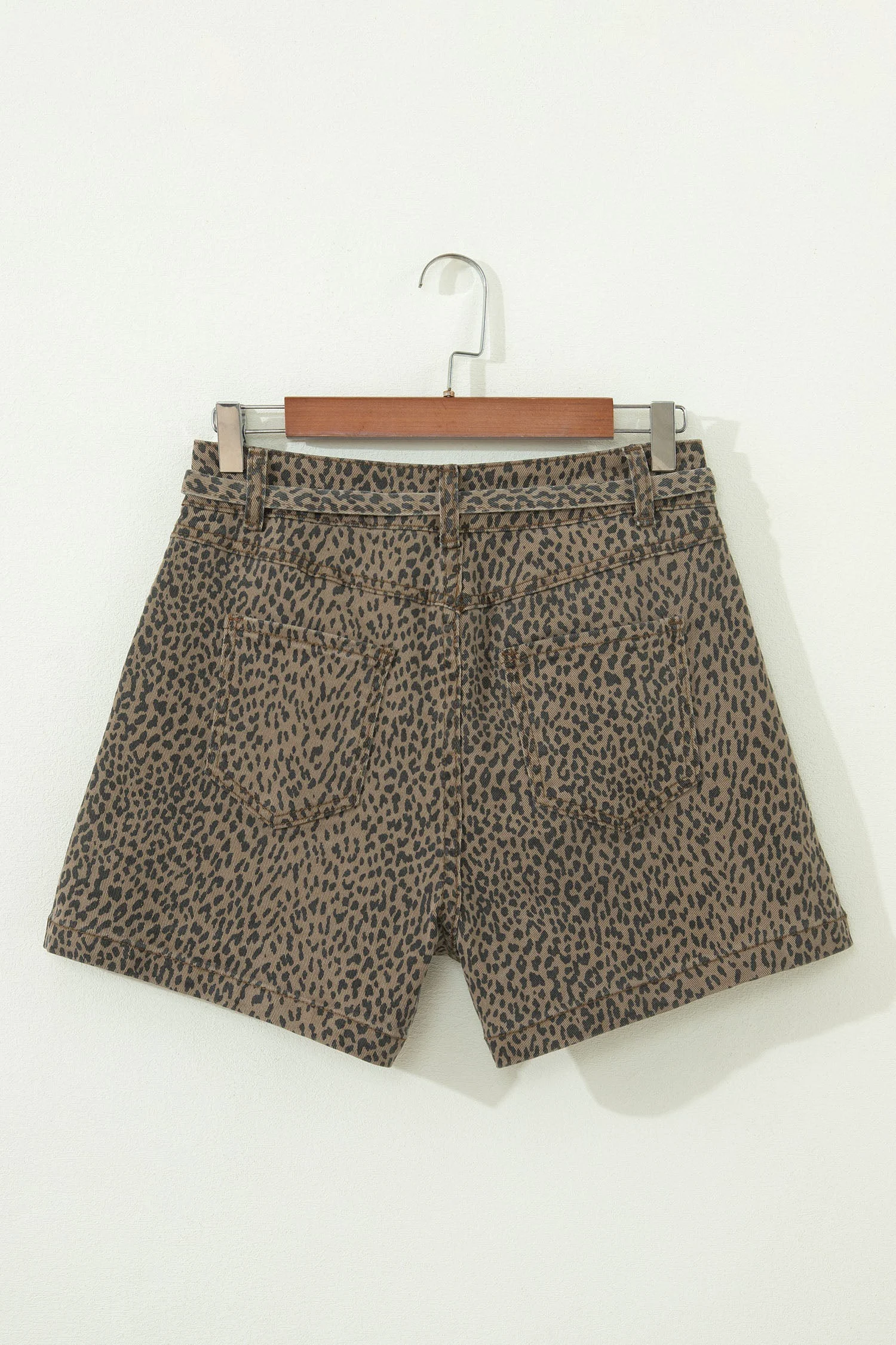 Elegant Threaded Pear Faith Print Loose Shorts Premium