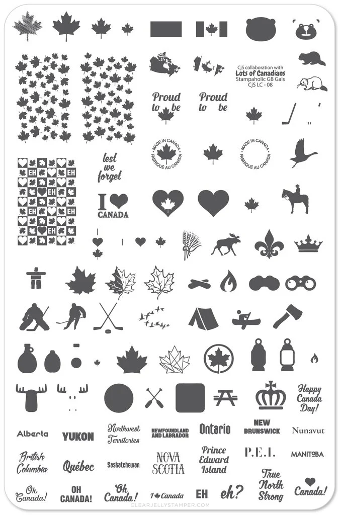 Luxury True North Strong CjSLC-08 - Clear Jelly Stamping Plate Reliable