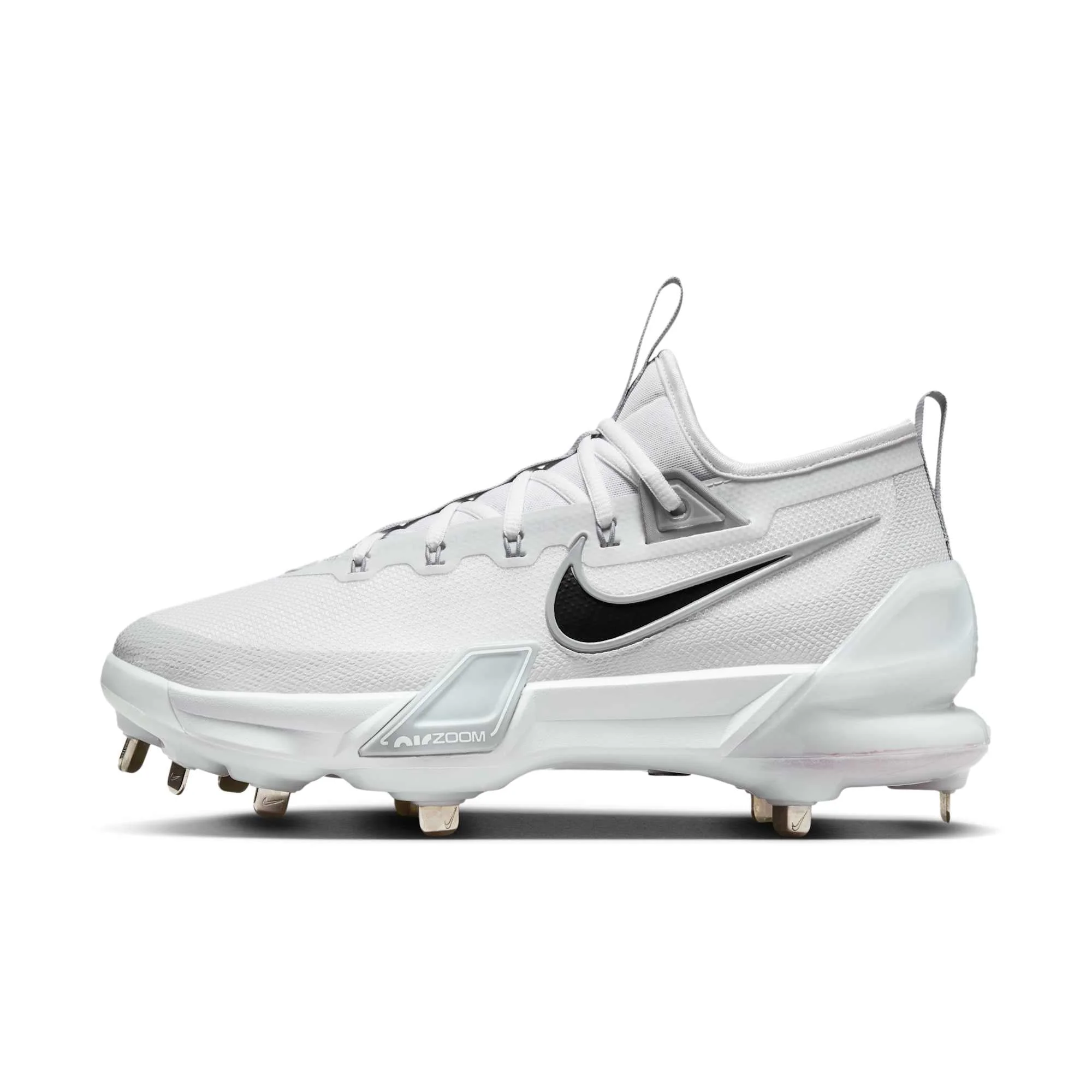 Official Nike Men's Force Zoom Trout 9 Elite 'White Black' Sneakers Natural