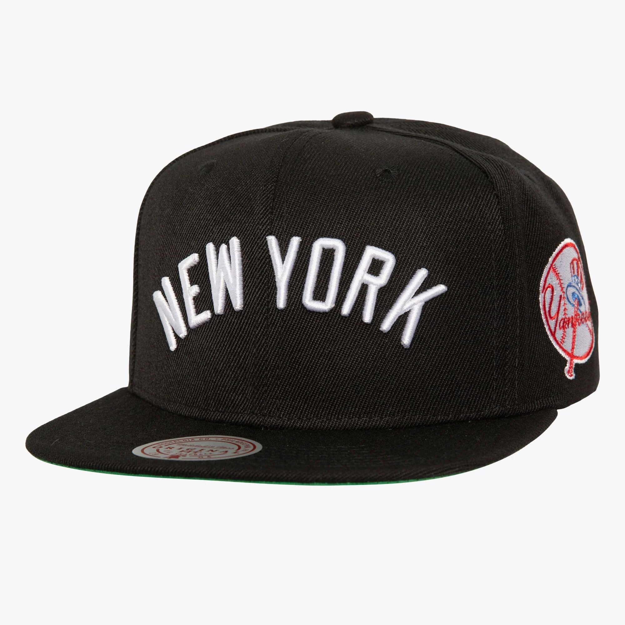 Secure Mitchell Ness Men's MLB Triple Play Snapback Yankees Reusable