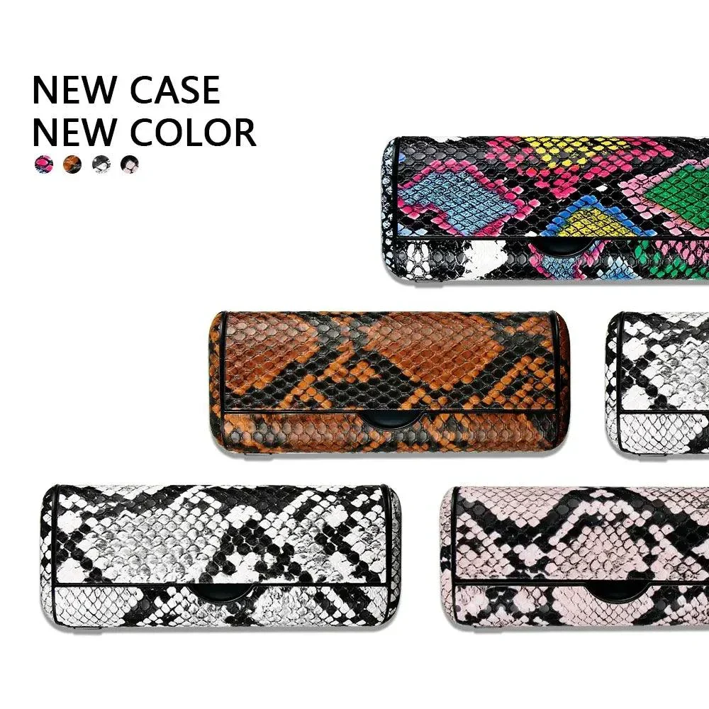 Optimized Animal Snake Leather Case Secure