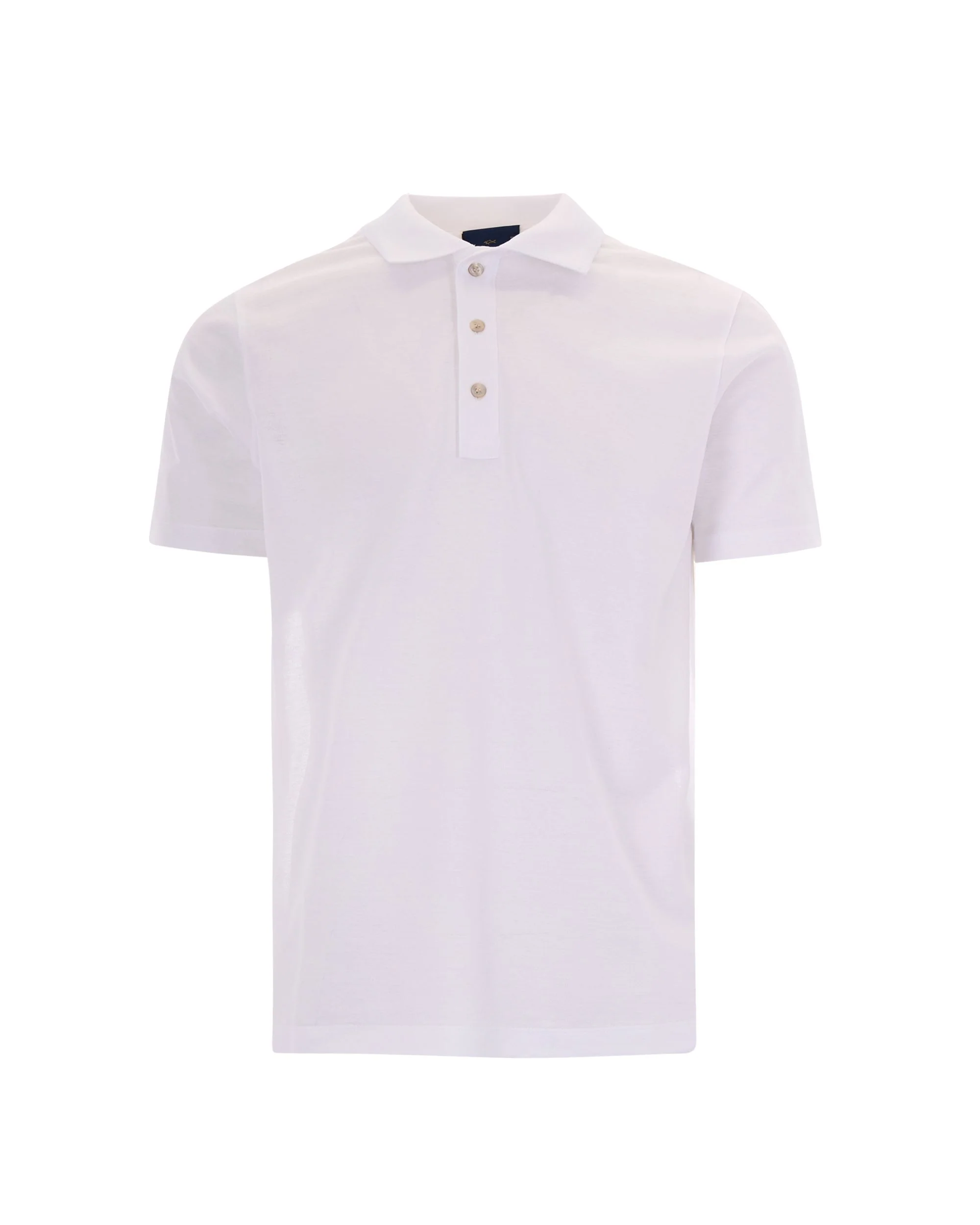 Fashionable Polo Shirt Double Bianca White Trusted
