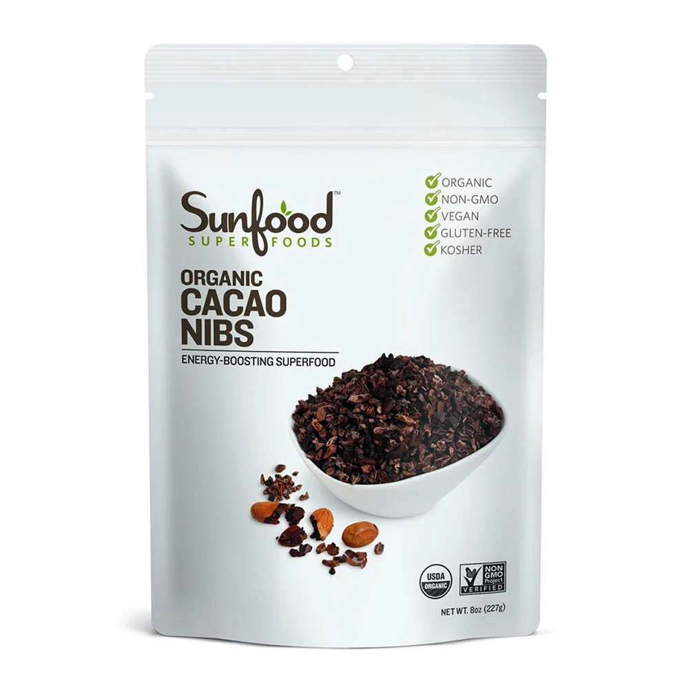 Exceptional Sunfood Superfoods Organic Cacao Nibs 8 Oz Prestigious
