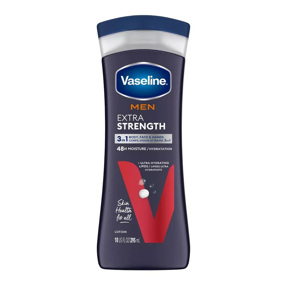Carefully Designed Vaseline Men Extra Strength Body And Face Lotion 10 Oz Unique