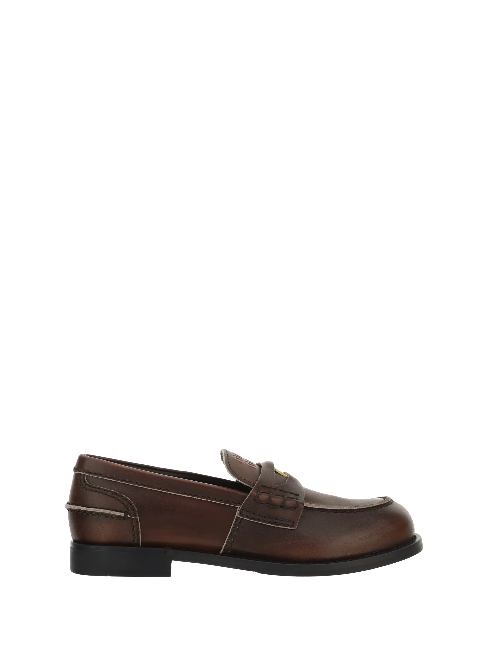 Stylish Leather Loafers in Black Sustainable