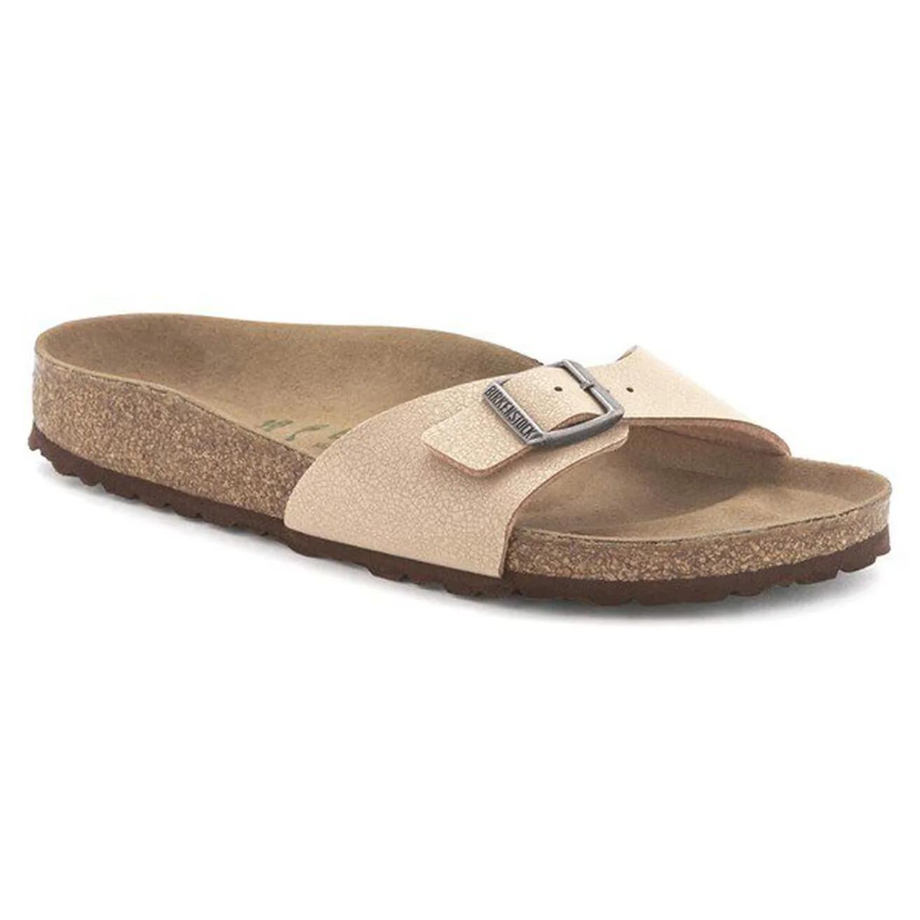 Pure Birkenstock Unisex Madrid Bs Birko Flor Vegan Light Rose Minimalist