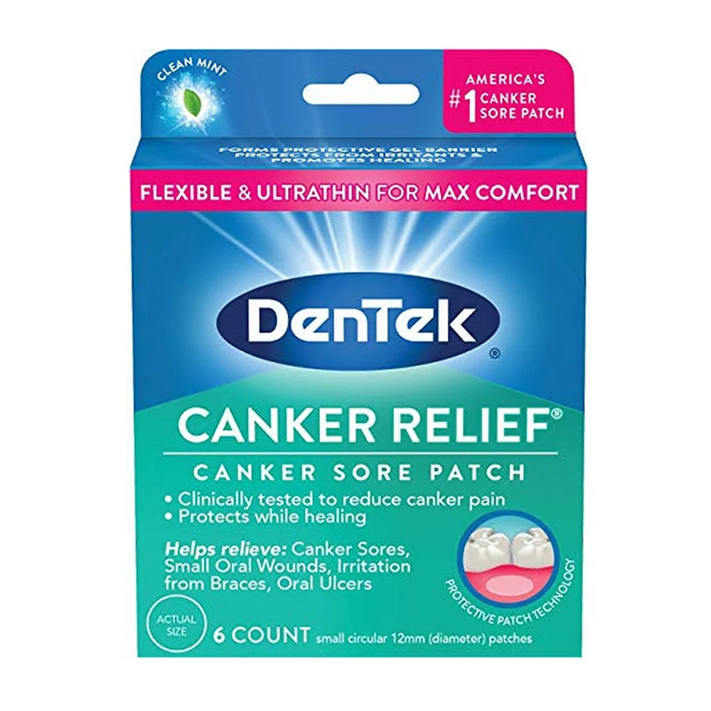 Detailed DenTek Canker Relief Canker Sore Patch 6 Ea Elite