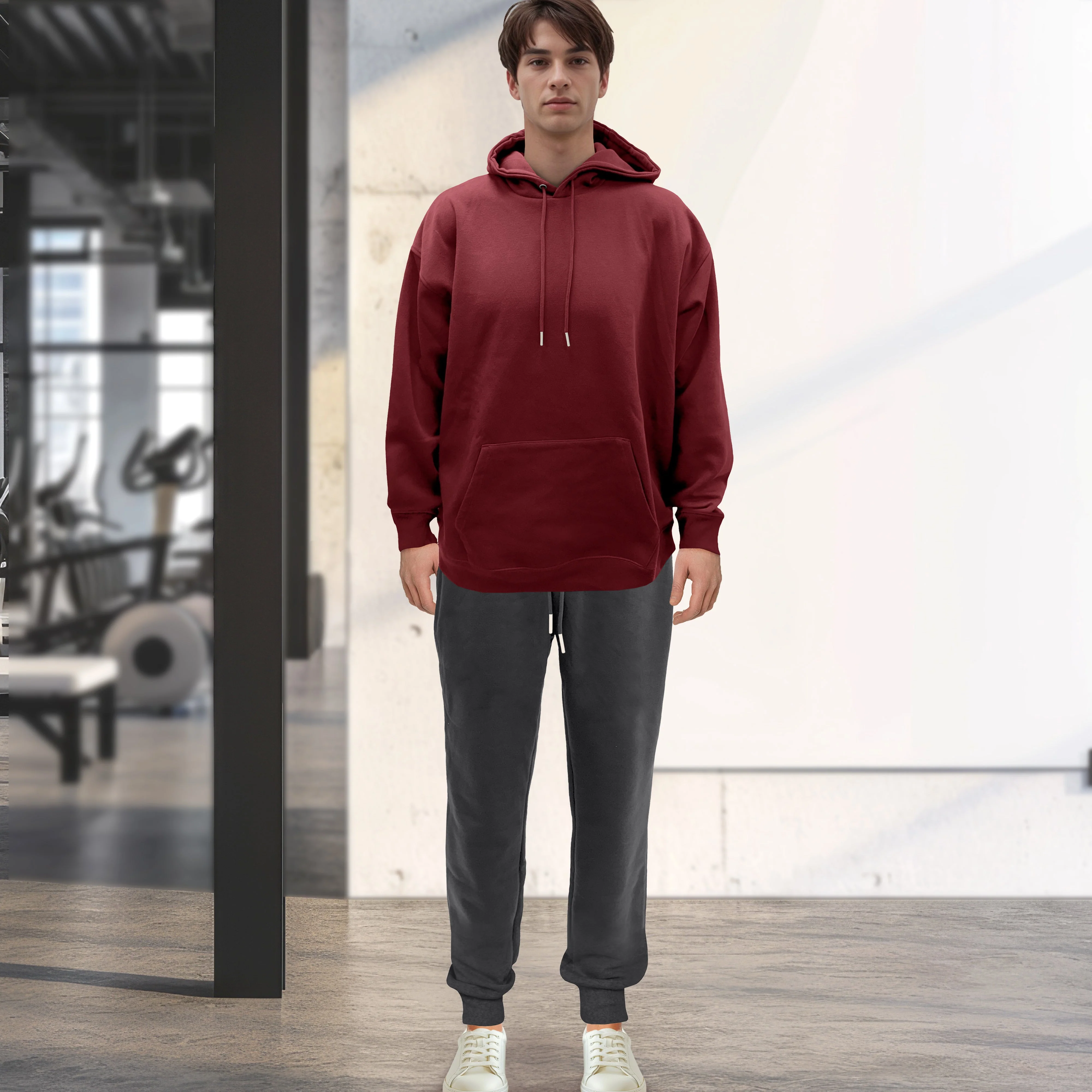 Fast Elegant Comfort Cotton Active Men Tracksuit 2 Piece Set Athletic Jogging Sweatsuits Classic