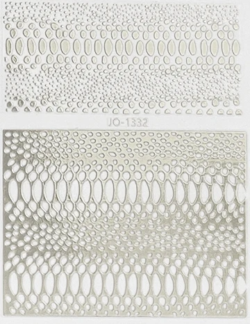 Smart Pasties - Silver Snake Print 1332 Flexible