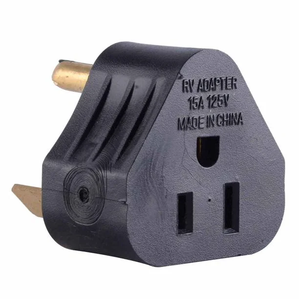 Responsible RVA1516 30 Amp Male to 15 Amp Female RV Adapter Electric Plug Luxury