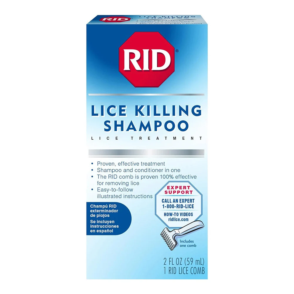Specialty Rid Lice Killing Shampoo With Comb 2 Oz Elegant