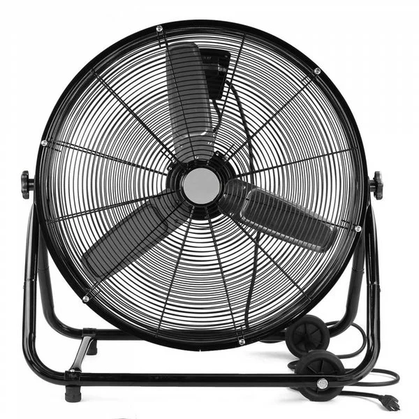 Healthy Large Rolling Floor Drum Fan On Wheels Lightweight