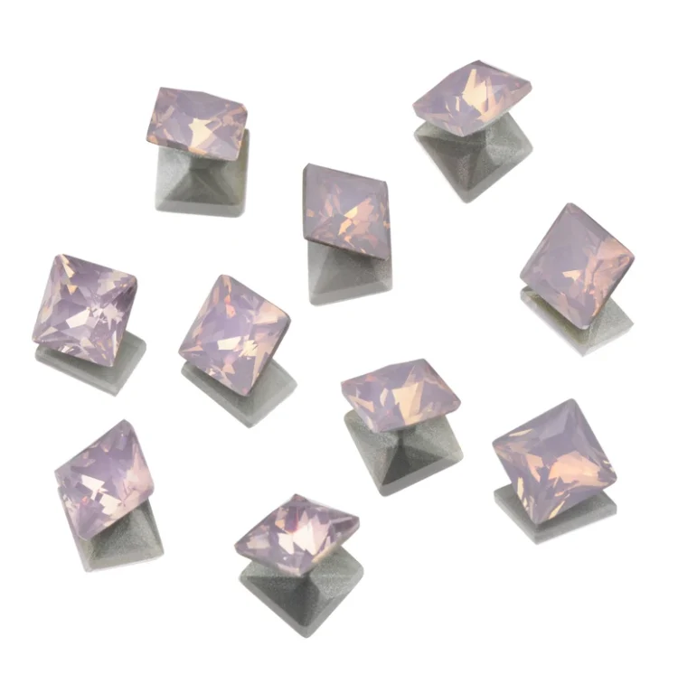 Specialty Crystal Rhinestones - Rose Opal Teardrop Pointed Back 4x8mm Unique