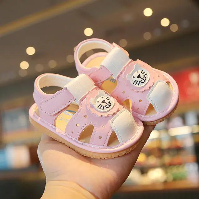 Recyclable Leather Baby Girls Summer Beach Sandals Outstanding