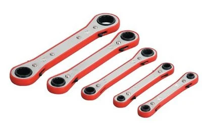 Premium 5 Piece Metric Ratchet Wrench Set Dependable