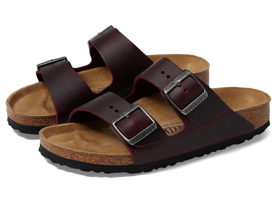 Certified Birkenstock Arizona Natural Leather Oiled High-Grade