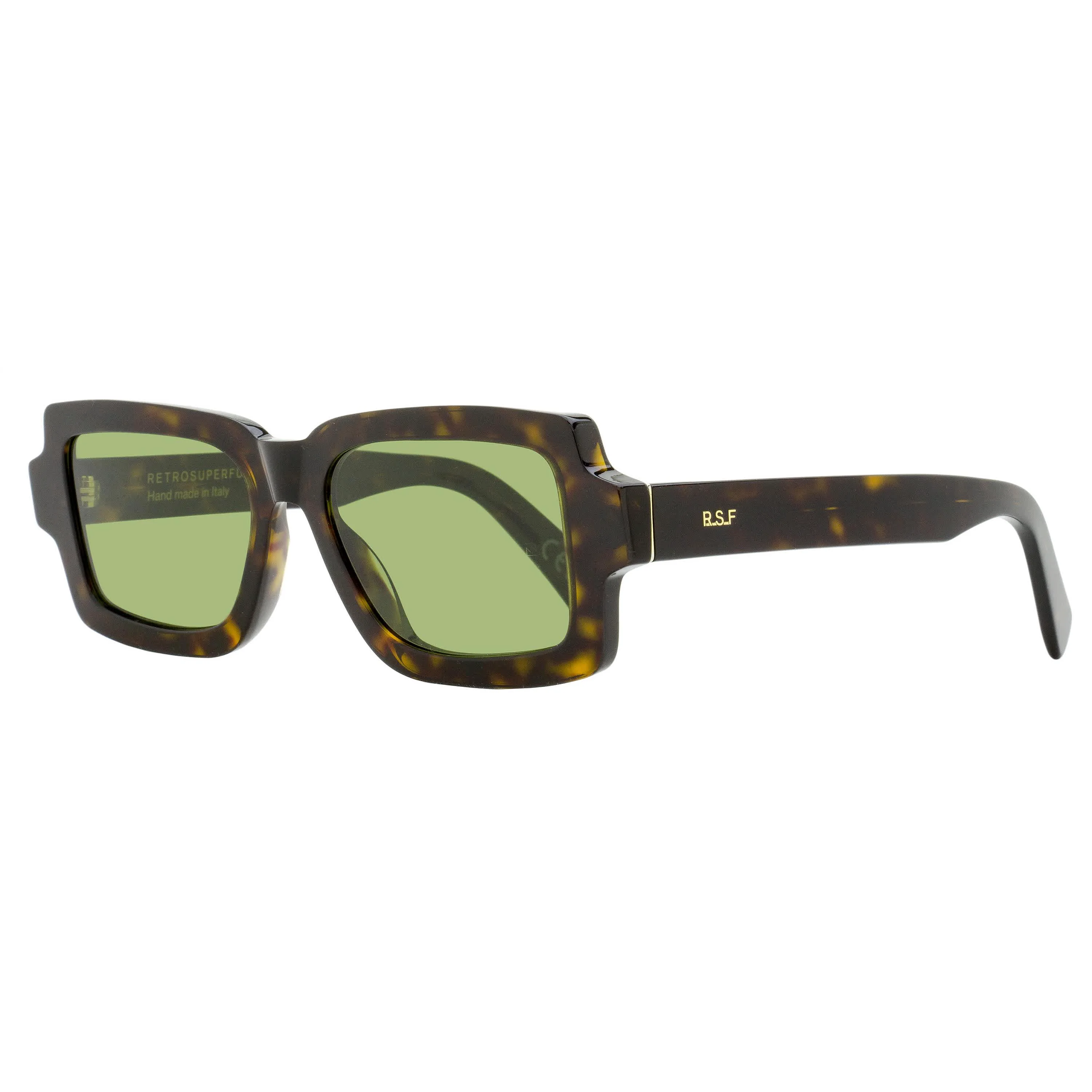 Advanced Retrosuperfuture Low Geometric Sunglasses Pilastro 6SN Havana 54mm Reusable