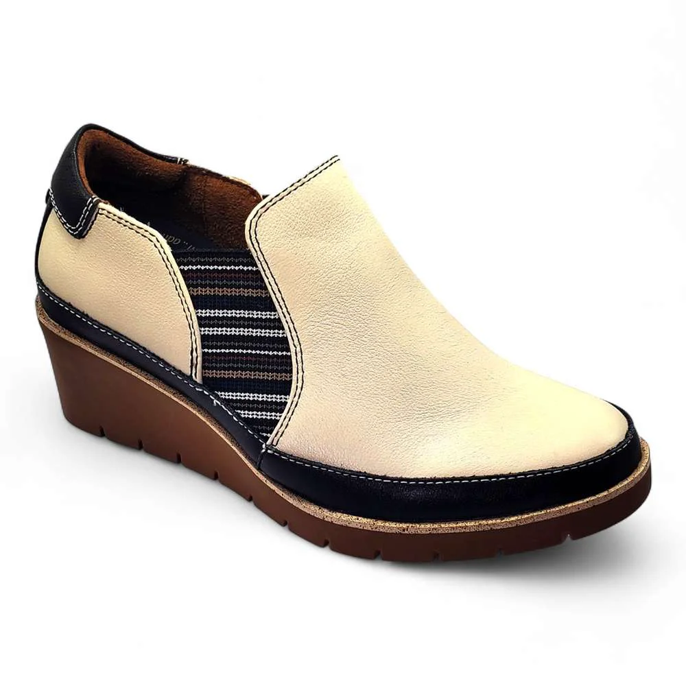 Fine Mykonos Wedge Loafer - Pebble Reliable