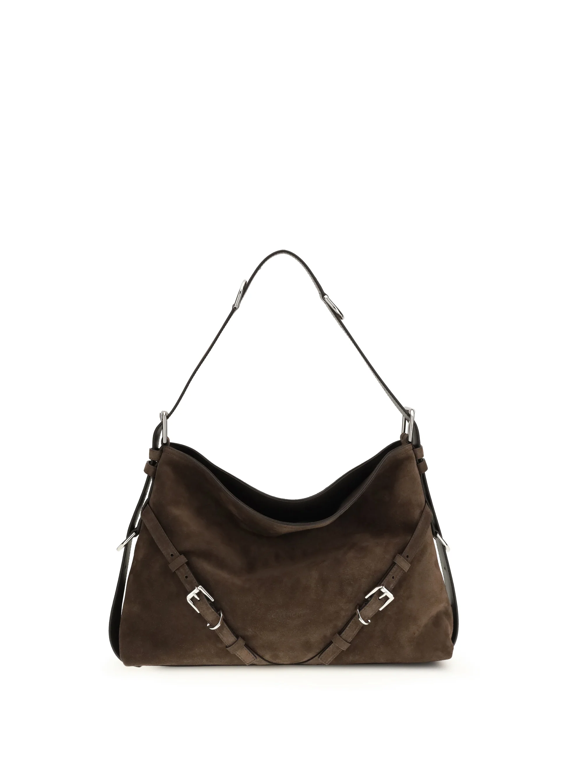Excellent Shoulder Bag Voyou Ebony Brown Smooth