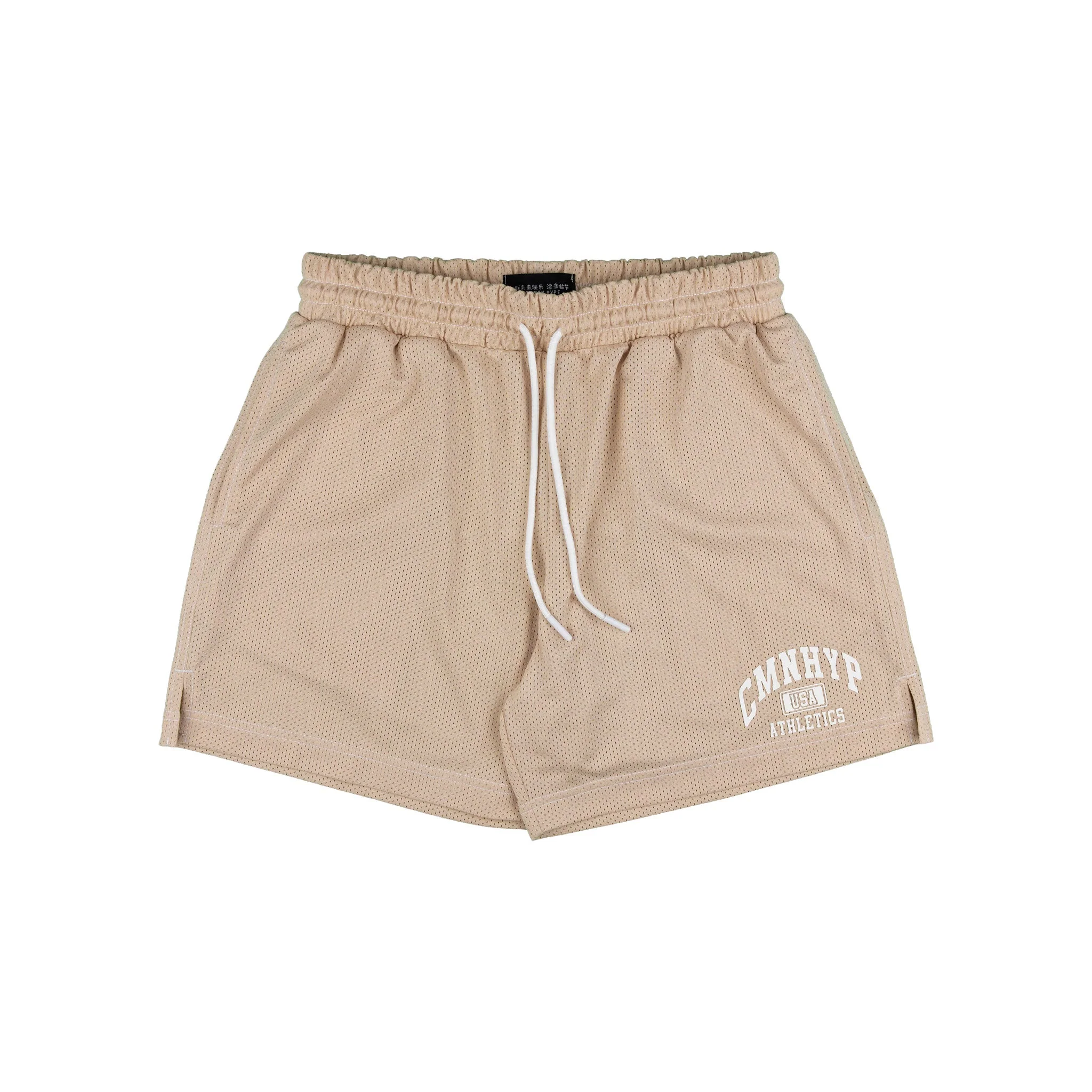 Fashionable Common Hype Athletics Contrast Mesh Short Cream Consistent