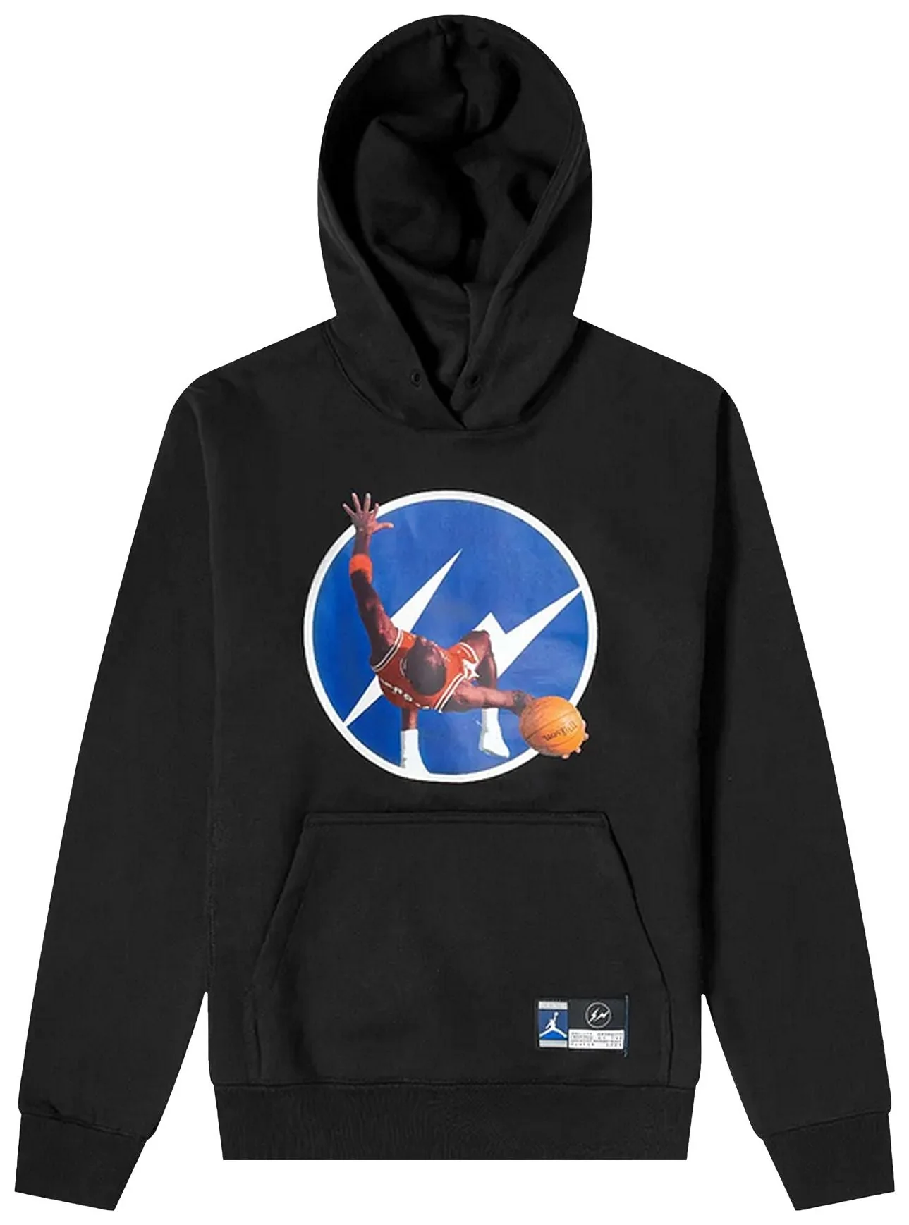 Safe Air Jordan Men's X Fragment Image Pullover Hoodie Effective