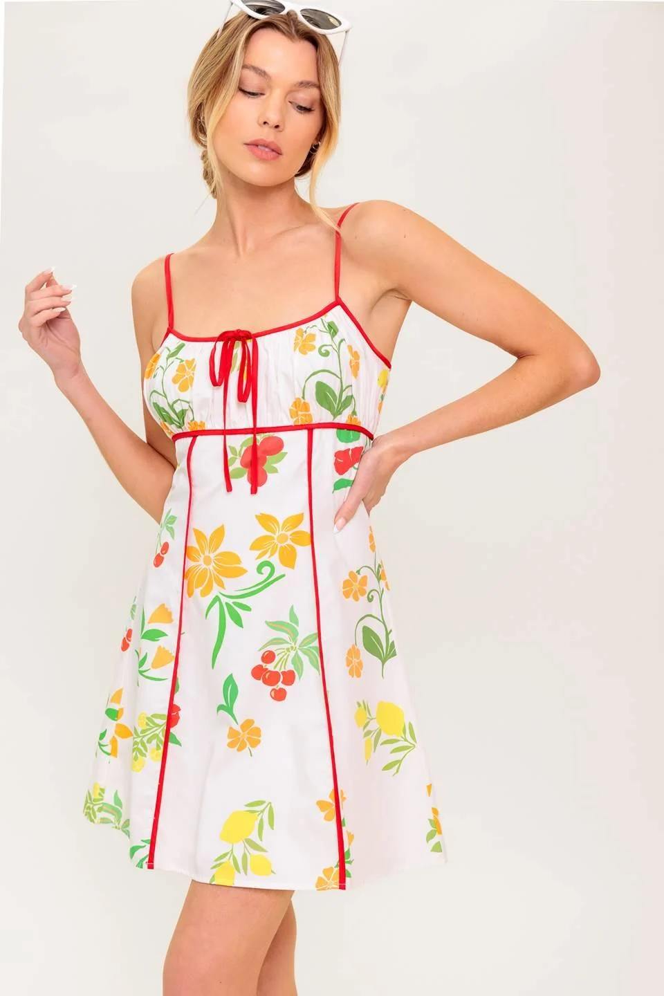 Organic Heart of Gold Woven Mini Dress Eco-Friendly