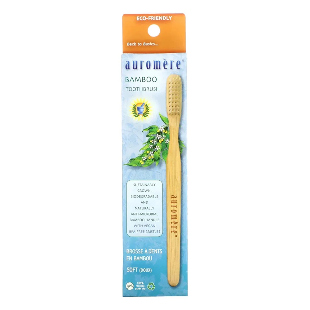 Carefully Designed Auromere Bamboo Toothbrush 1 Ea Exclusive