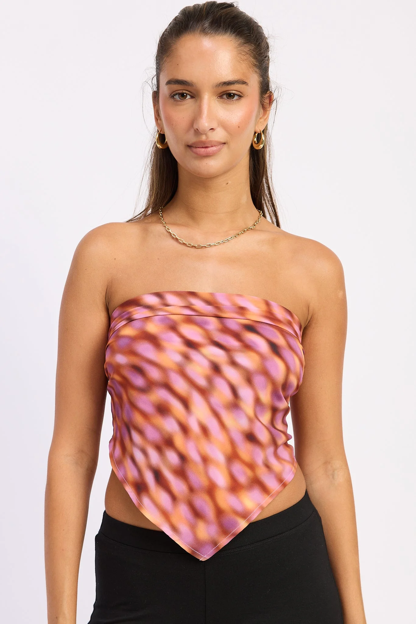 Functional Esther Scarf Top Selected
