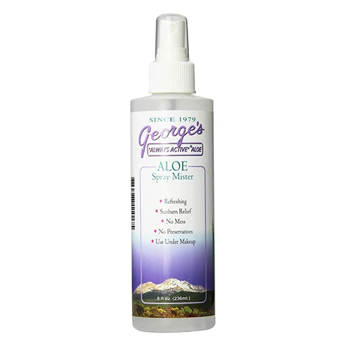 Exclusive Georges Active Aloe Refreshing Spray Mister 8 oz Green