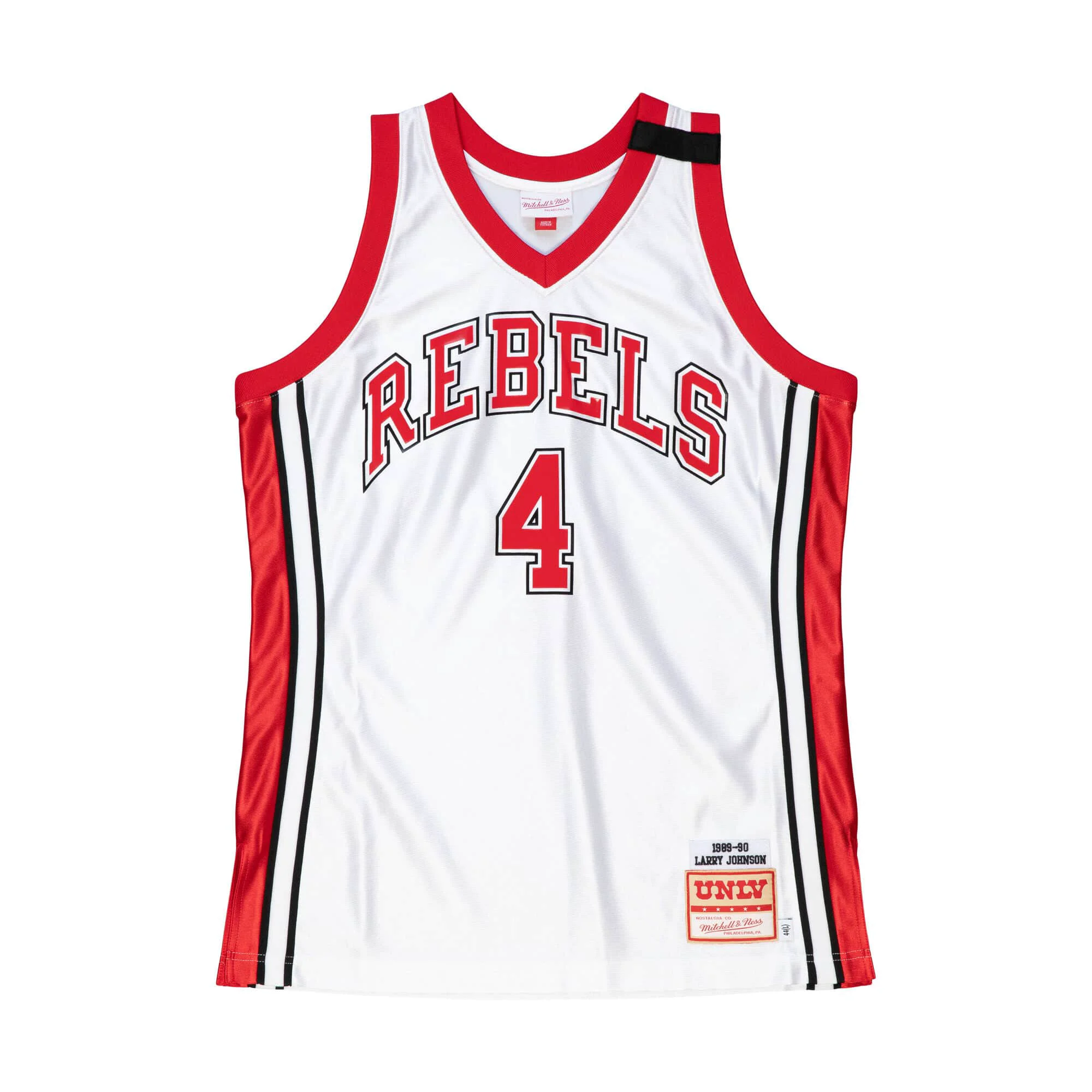 Practical Mitchell Ness Ncaa White Jersey Unlv Runnin Rebels 1989 Larry Johnson Jerseys Smart