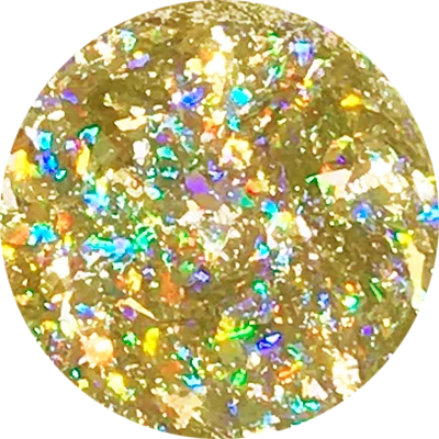 Detailed Shiny Gold HALO Candy Chrome Eco-Friendly