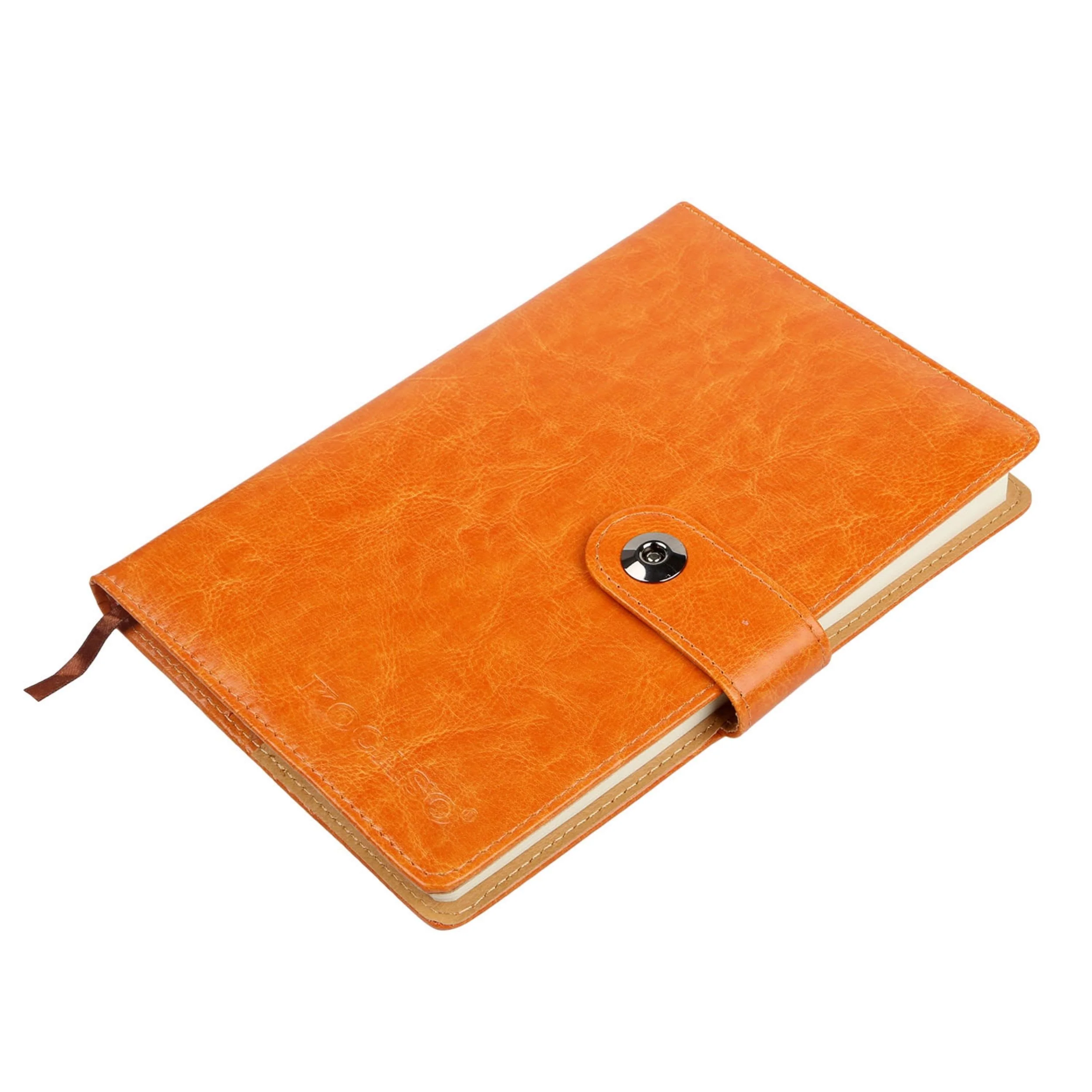 Sophisticated Fresh Fab Finds 150 Pages PU Leather Cover Notebook with Calendar World Map and Silk Ribbon Fast