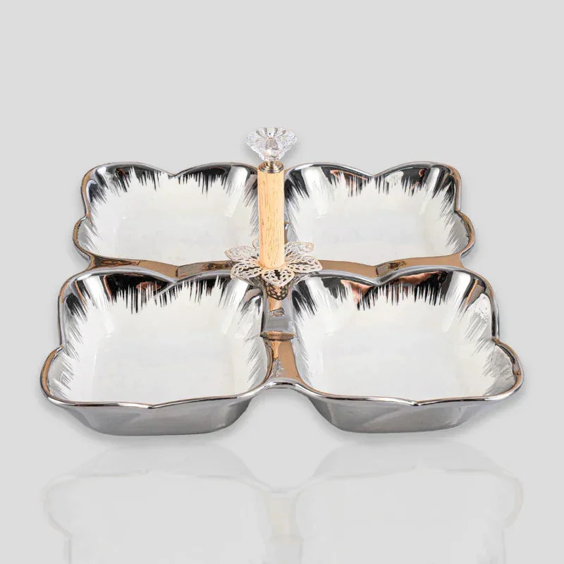 Consistent Luxury divided serving platter dish High-Grade