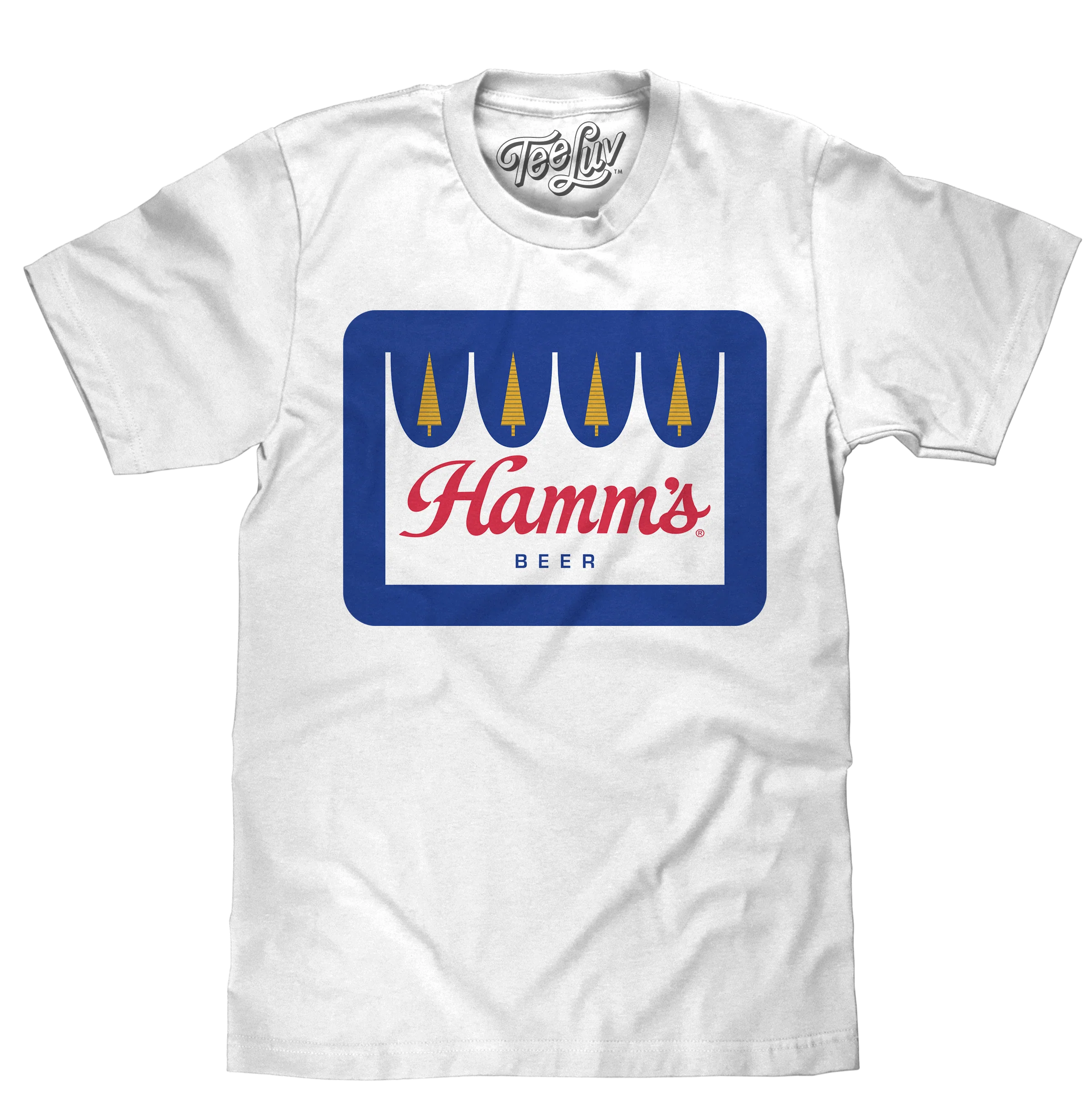 Clean Hamm's Crown Color Logo T-Shirt - White Sustainable
