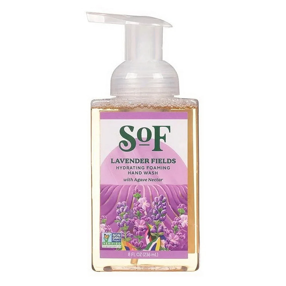Excellent South of France Lavender Fields Hydrating Foaming Hand Wash with Agave Nectar 8Oz 236ml Safe
