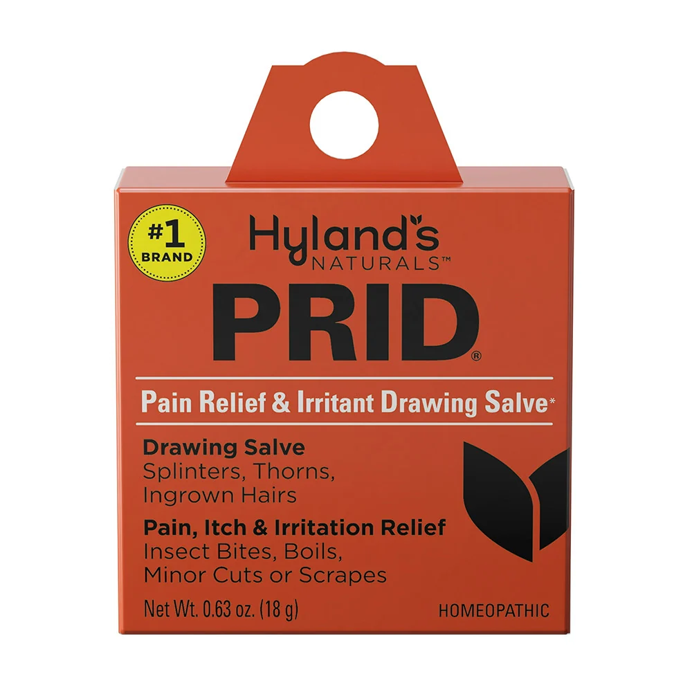 Efficient Hylands Naturals Prid Drawing Salve Natural Relief of Topical Pain and Irritation 0.63 Oz Authentic