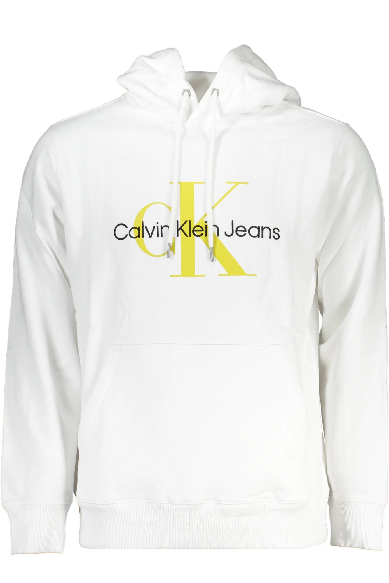 Safe CALVIN KLEIN MEN'S WHITE ZIPLESS SWEATSHIRT Elegant
