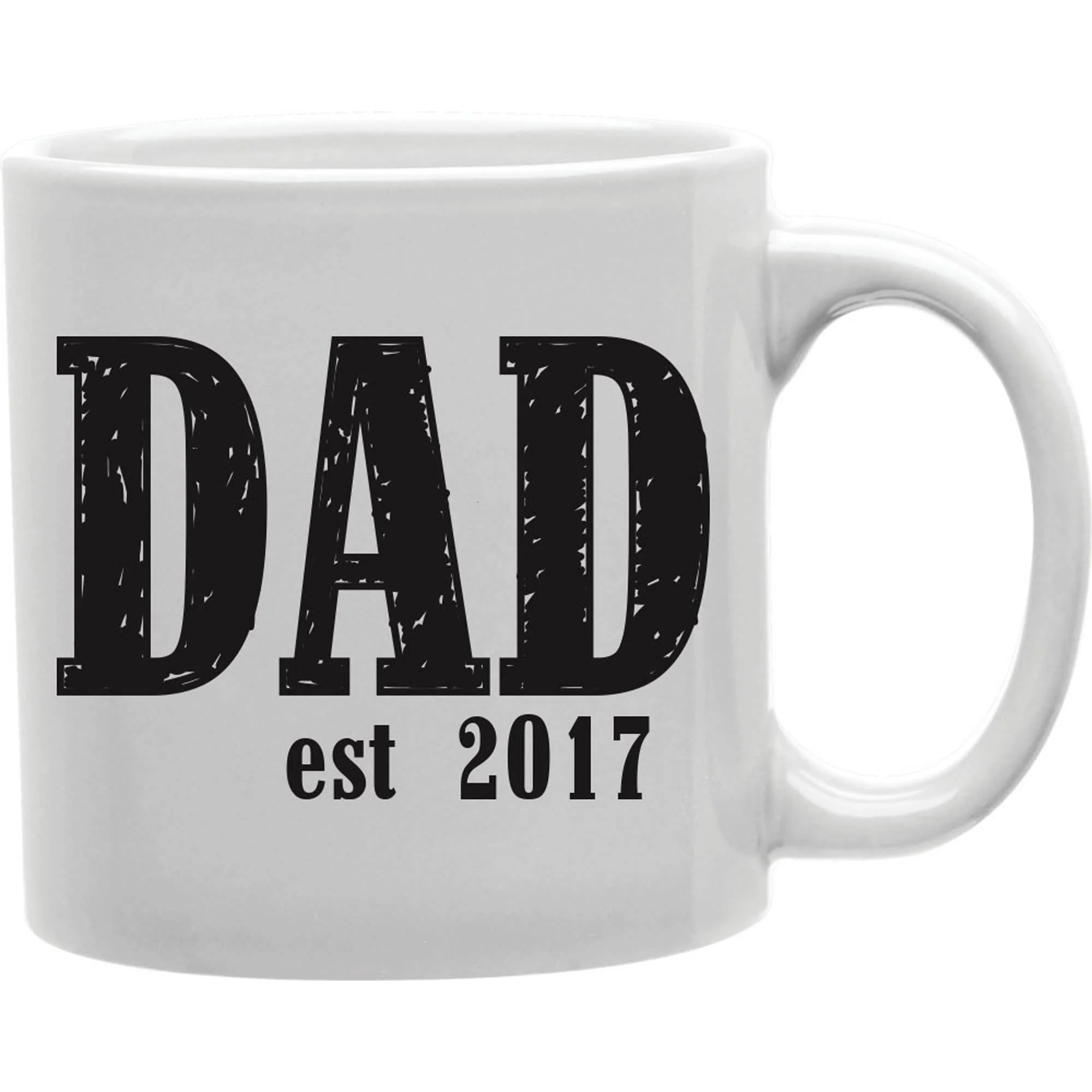 User-Friendly Dad Est. 2017 Coffee and Tea Ceramic Mug 11oz Classic