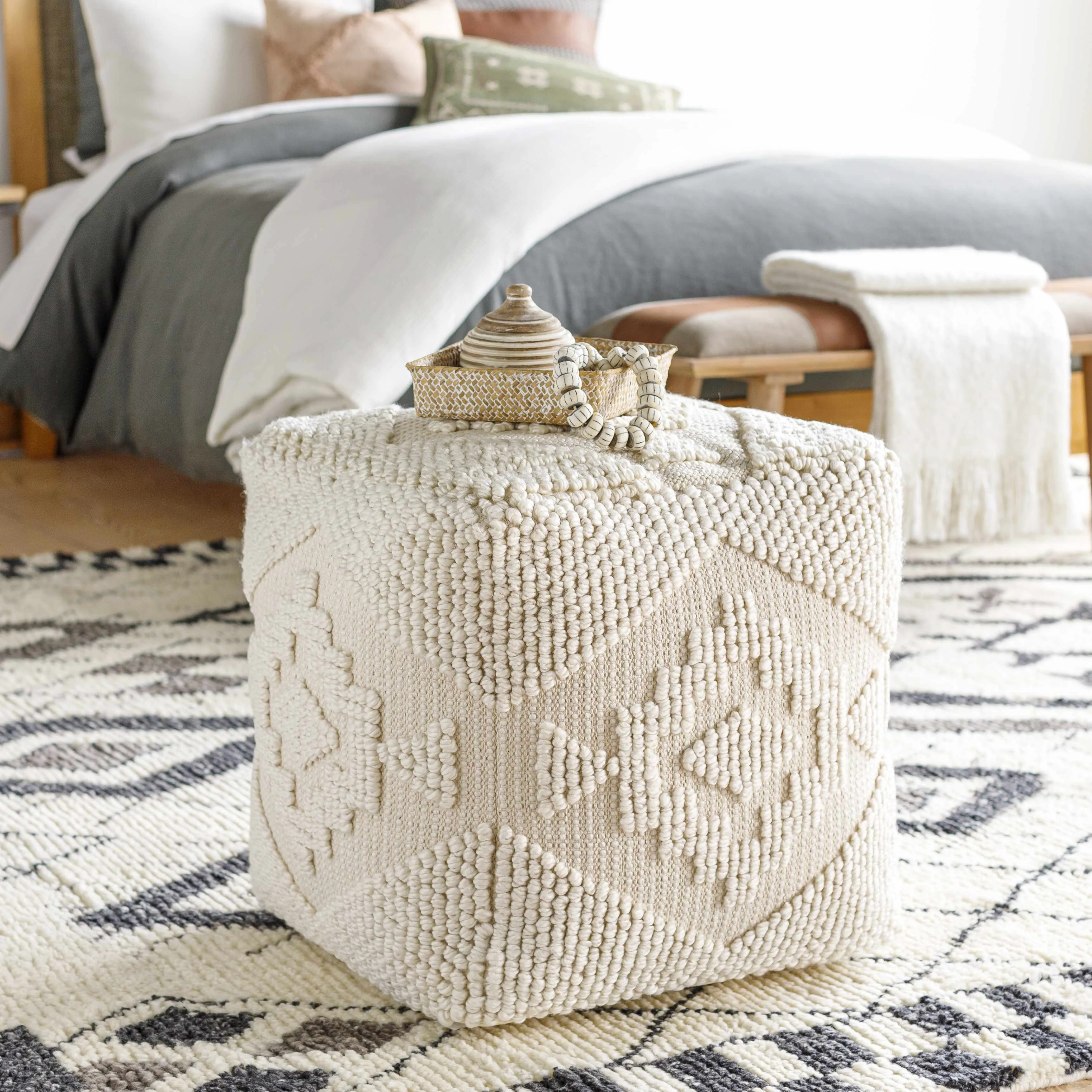 Advanced Spartanburg Pouf Environmentally Friendly