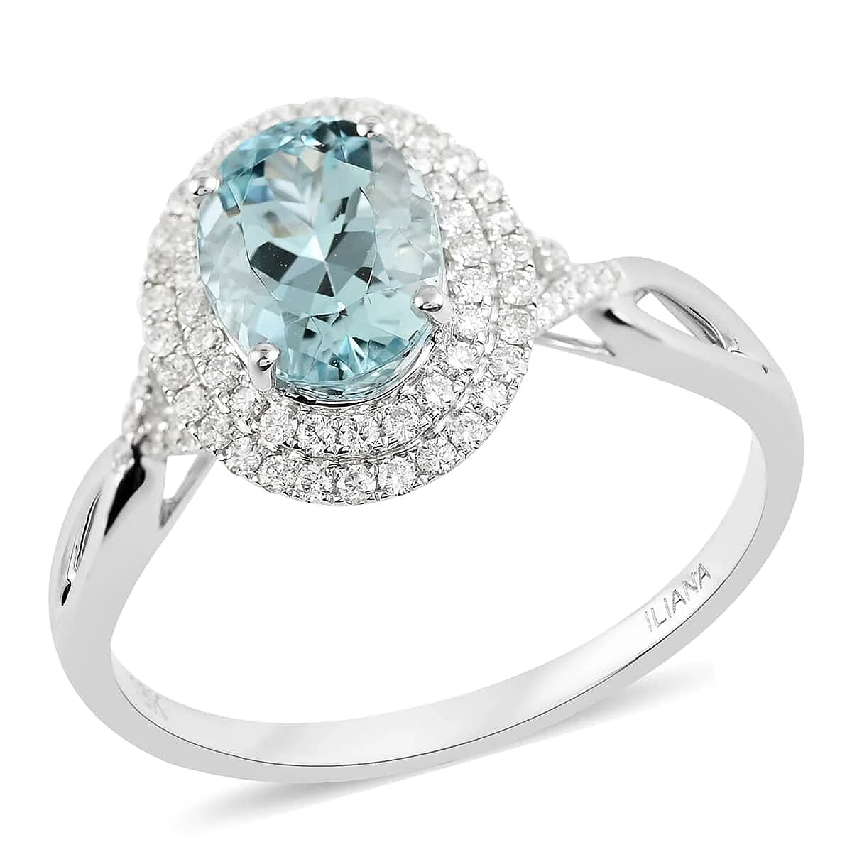 Elite HomeJewelryRingsHalo Rings 7696809 Pure