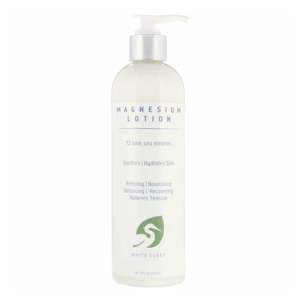 Expertly Made White Egret Magnesium Lotion 12 Oz Official