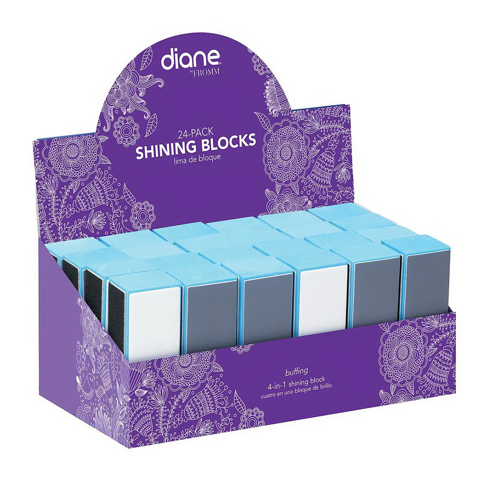 First-Class Diane 4 In 1 Shining Blocks Buffing 24 Ea Environmentally Friendly