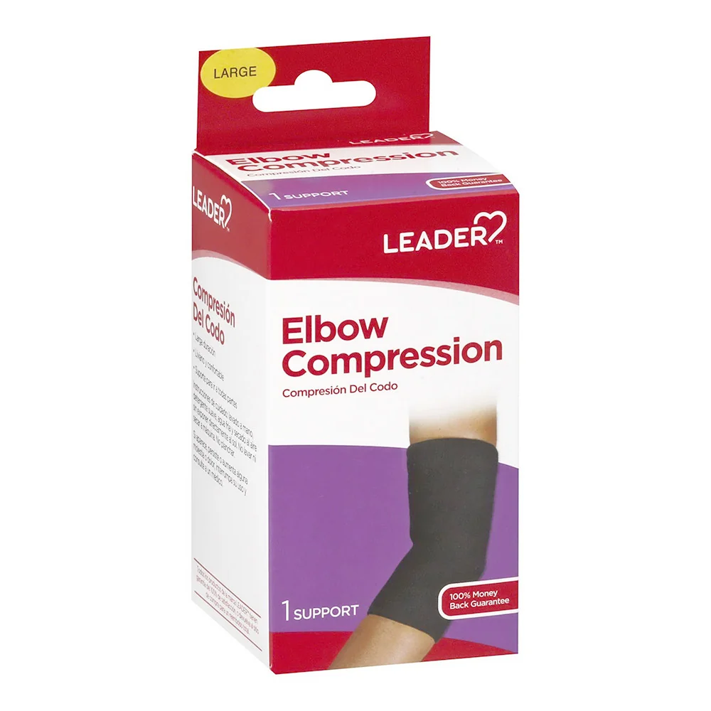 Environmentally Friendly Leader Elbow Compression Large 1 Ea Excellent
