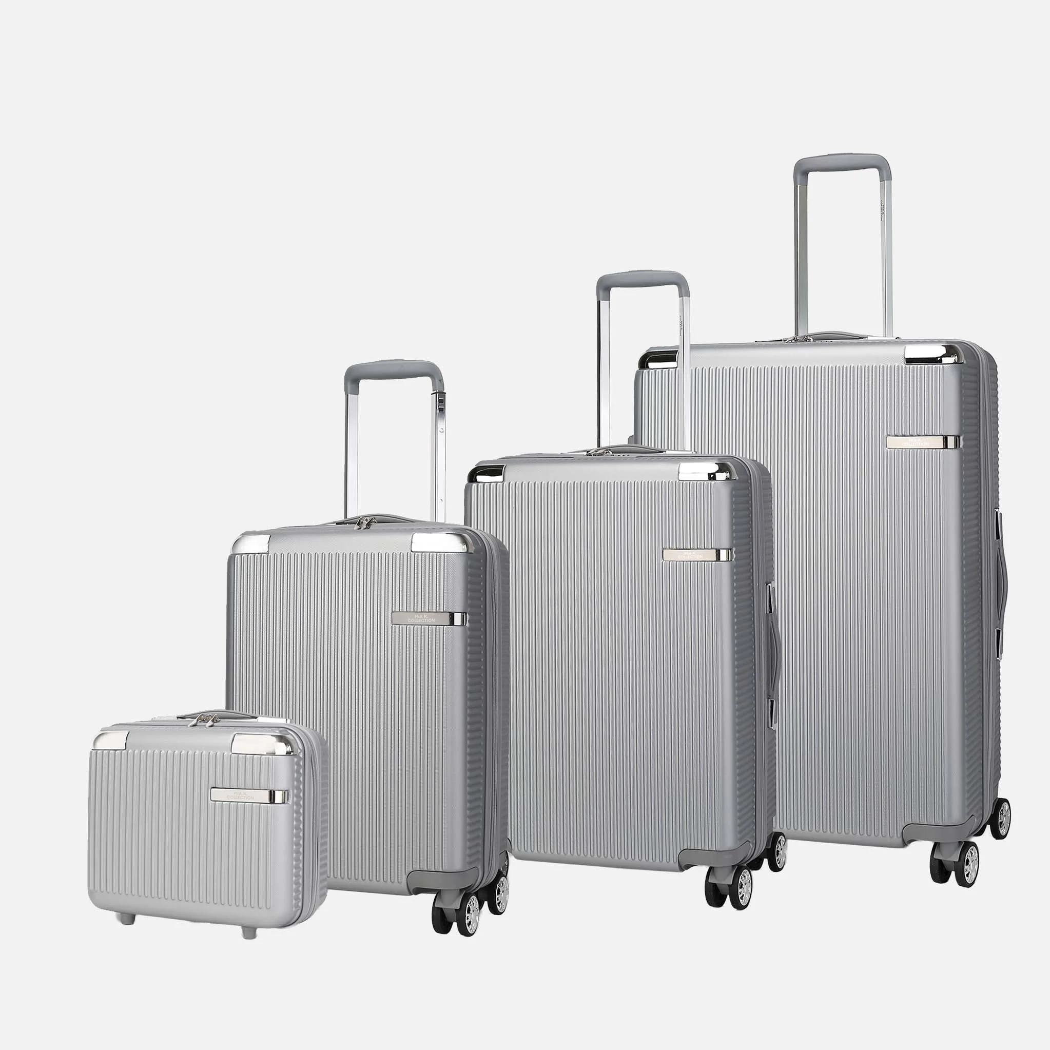 Enhanced MKF Collection by Mia K. - Tulum Spinner Luggage Set Green