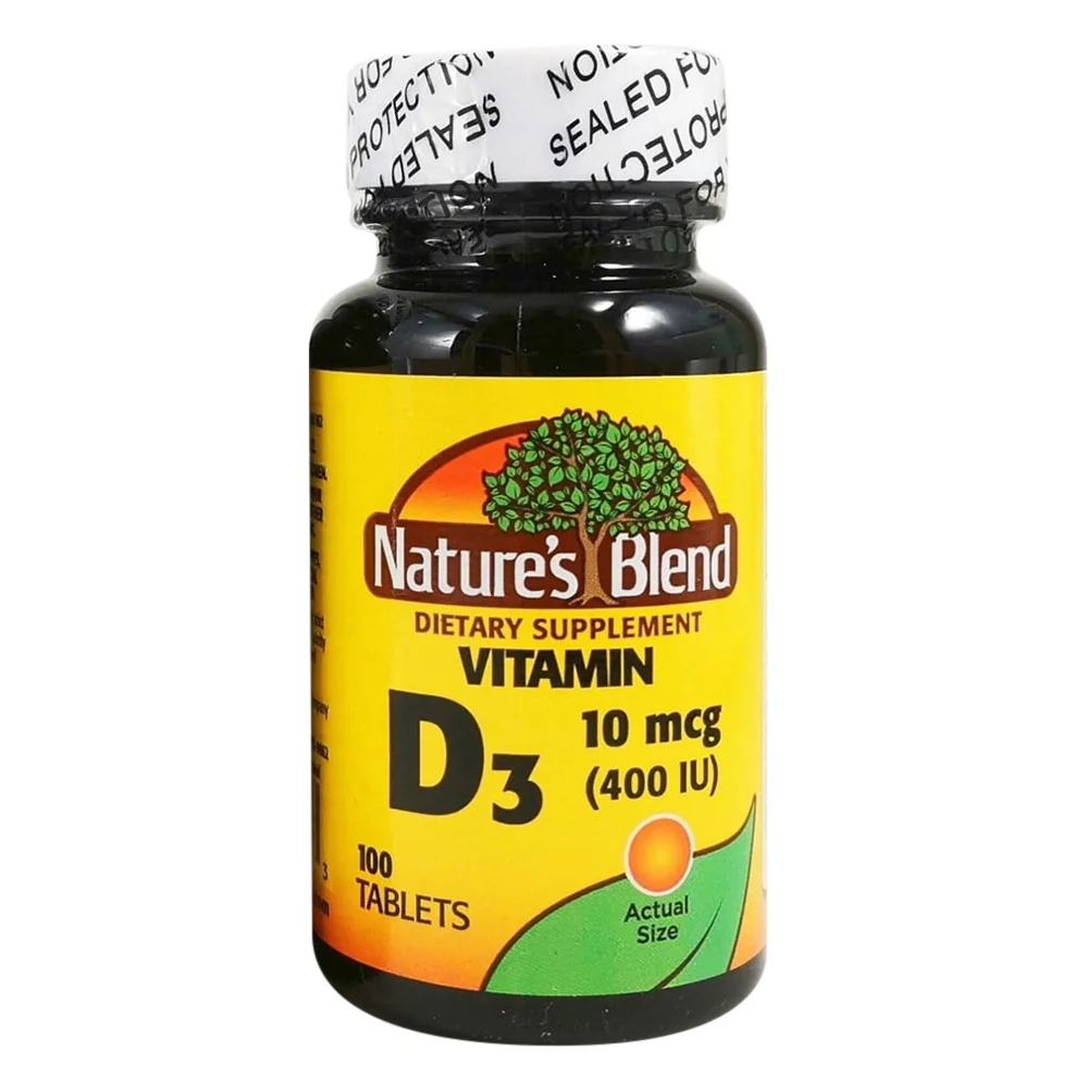 Verified Natures Blend Vitamin D 400 Iu Tablets 100 Ea Easy-to-Use