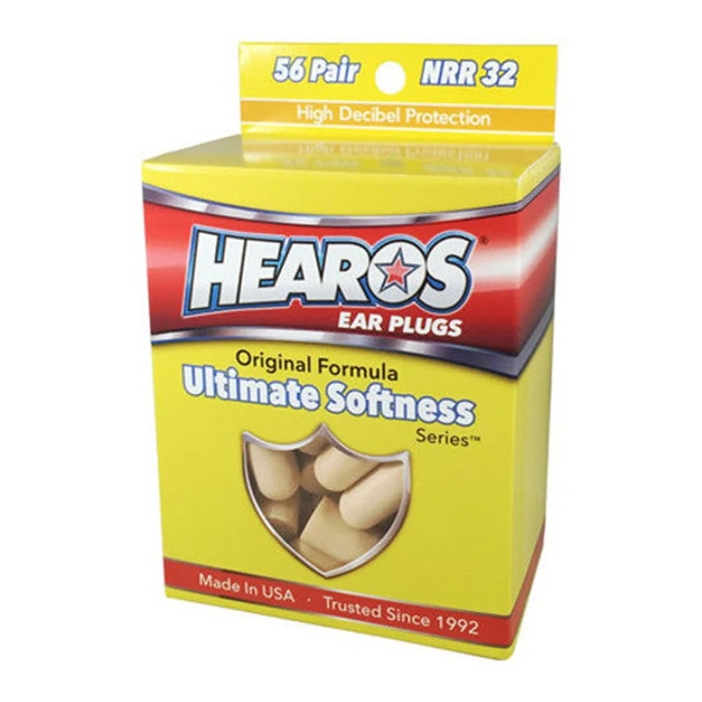 Optimized Hearos Softness Series Ear Plugs pair 56 Ea Durable