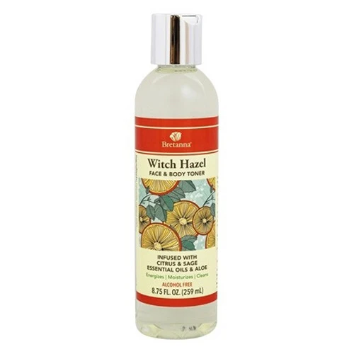 Original Bretanna Citrus and Sage Witch Hazel Face and Body Toner 8.85 Oz Flexible