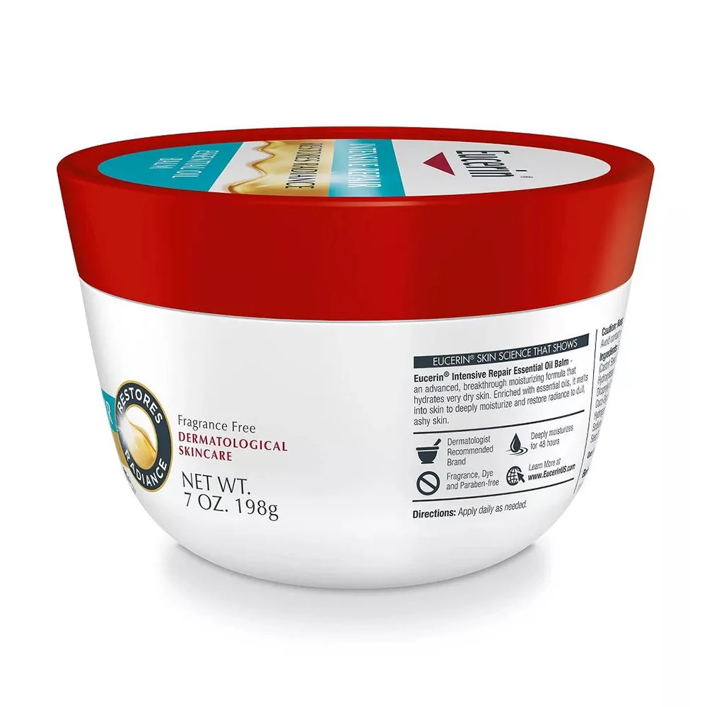 Original Design Eucerin Intensive Repair Essential Oil Body Balm for Very Dry Skin 7 Oz First-Class