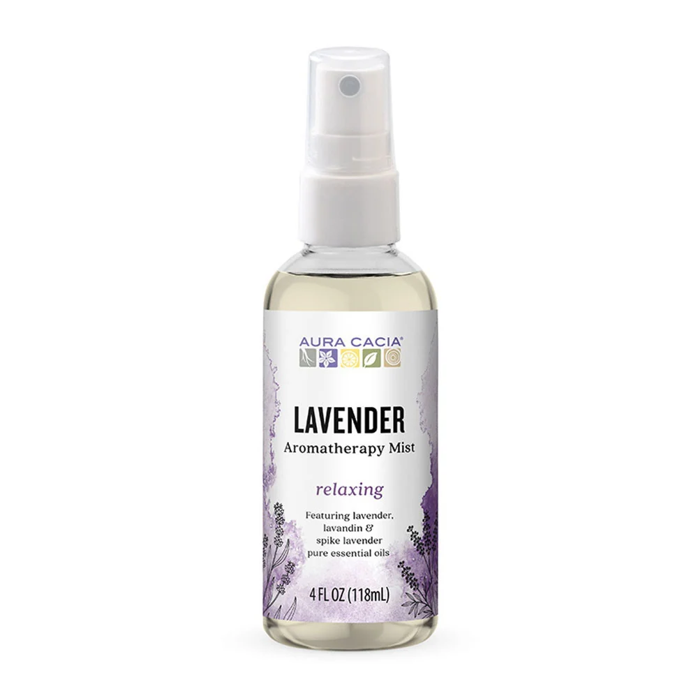 High-Quality Aura Cacia Aromatherapy Mist Relaxing Lavender 4 Oz Top-Quality